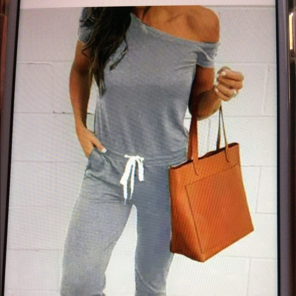 Pants - Women's Onesie Gray Cotton Jumper.Sz S💜